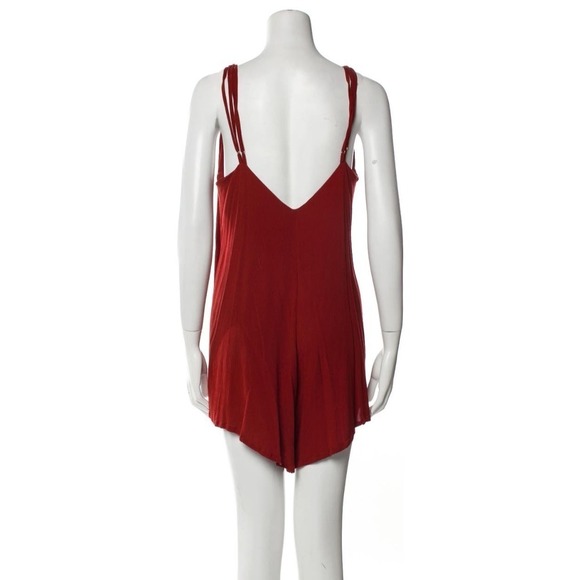 Cleobella Belinda RomperRed SZ M - Picture 2 of 3